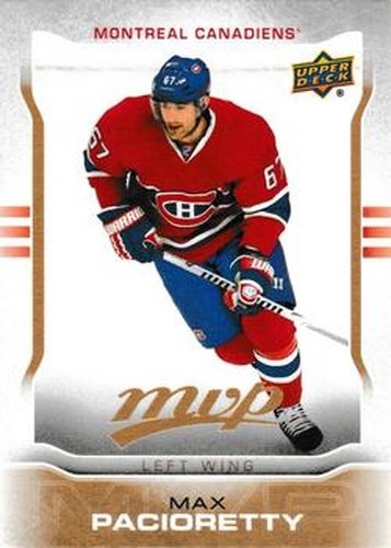#274 Max Pacioretty - Montreal Canadiens - 2014-15 Upper Deck MVP Hockey
