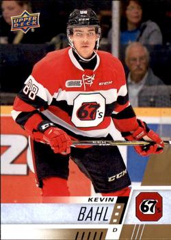 #274 Kevin Bahl - Ottawa 67's - 2017-18 Upper Deck CHL Hockey