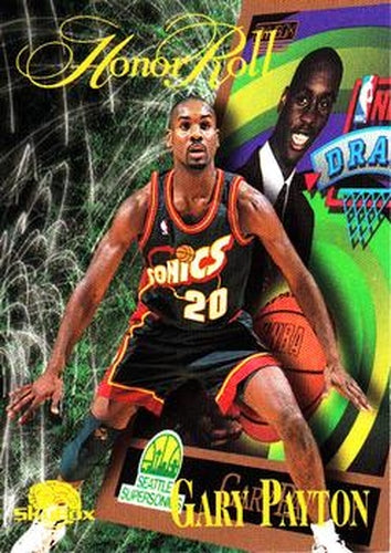 #274 Gary Payton - Seattle SuperSonics - 1995-96 SkyBox Premium Basketball