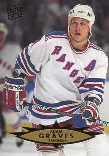 #274 Adam Graves - New York Rangers - 1995-96 Ultra Hockey