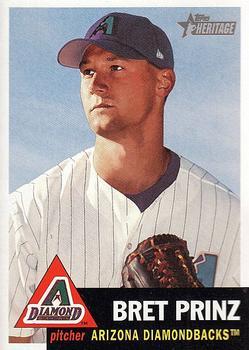 #274 Bret Prinz - Arizona Diamondbacks - 2002 Topps Heritage Baseball