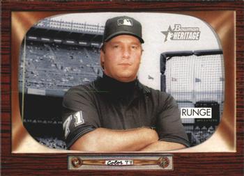 #274 Brian Runge - - 2004 Bowman Heritage Baseball