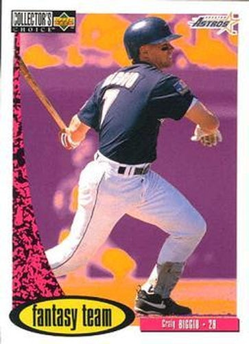 #274 Craig Biggio - Houston Astros - 1996 Collector's Choice Baseball