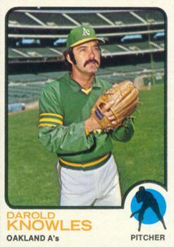 #274 Darold Knowles - Oakland Athletics - 1973 Topps Baseball