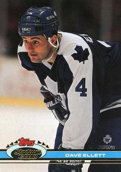 #274 Dave Ellett - Toronto Maple Leafs - 1991-92 Stadium Club Hockey