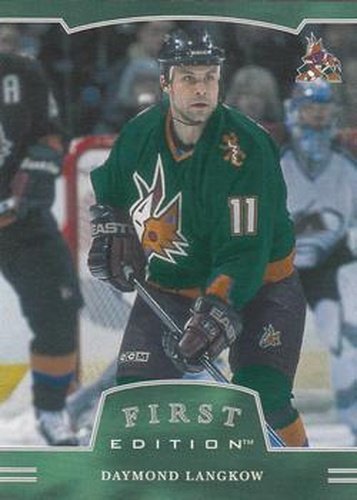#274 Daymond Langkow - Phoenix Coyotes - 2002-03 Be a Player First Edition Hockey