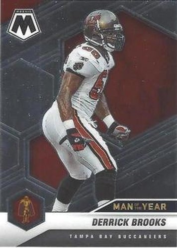 #274 Derrick Brooks - Tampa Bay Buccaneers - 2021 Panini Mosaic Football