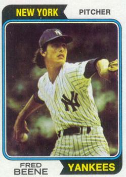 #274 Fred Beene - New York Yankees - 1974 Topps Baseball