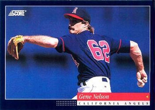 #274 Gene Nelson - California Angels -1994 Score Baseball