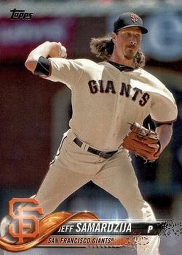 #274 Jeff Samardzija - San Francisco Giants - 2018 Topps Baseball