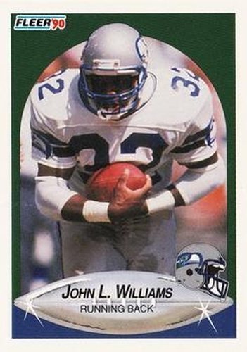 #274 John L. Williams - Seattle Seahawks - 1990 Fleer Football