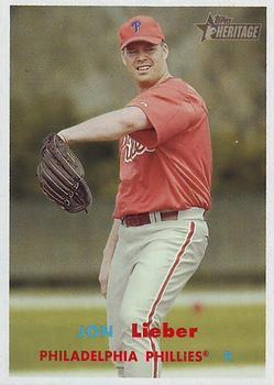 #274 Jon Lieber - Philadelphia Phillies - 2006 Topps Heritage Baseball