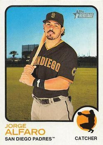 #274 Jorge Alfaro - San Diego Padres - 2022 Topps Heritage Baseball
