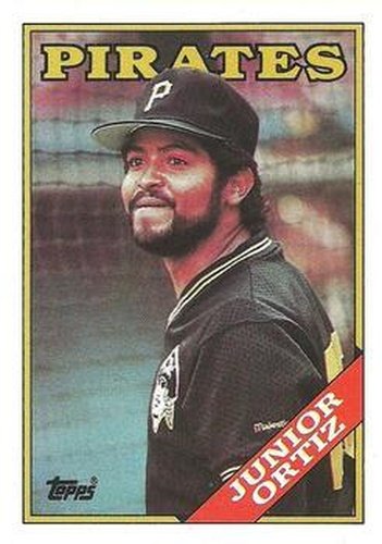 #274 Junior Ortiz - Pittsburgh Pirates - 1988 Topps Baseball