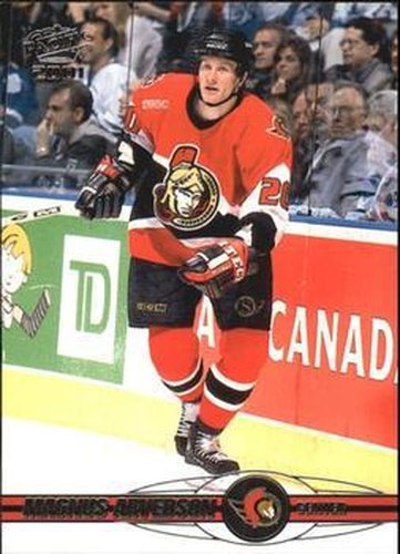 #274 Magnus Arvedson - Ottawa Senators - 2000-01 Pacific Hockey
