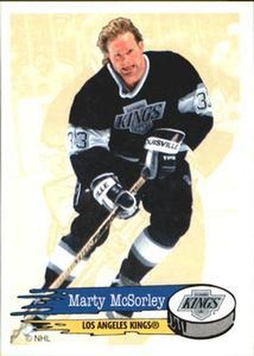 #274 Marty McSorley - Los Angeles Kings - 1995-96 Panini Hockey Stickers