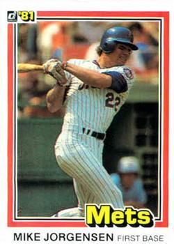 #274 Mike Jorgensen - New York Mets - 1981 Donruss Baseball