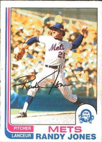 #274 Randy Jones - New York Mets - 1982 O-Pee-Chee Baseball