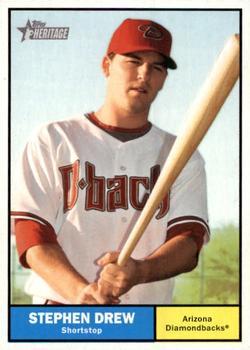 #274 Stephen Drew - Arizona Diamondbacks - 2010 Topps Heritage Baseball