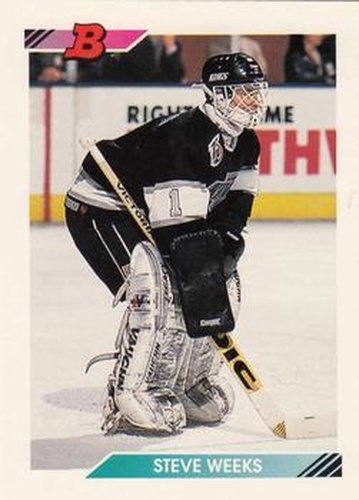 #274 Steve Weeks - Ottawa Senators - 1992-93 Bowman Hockey