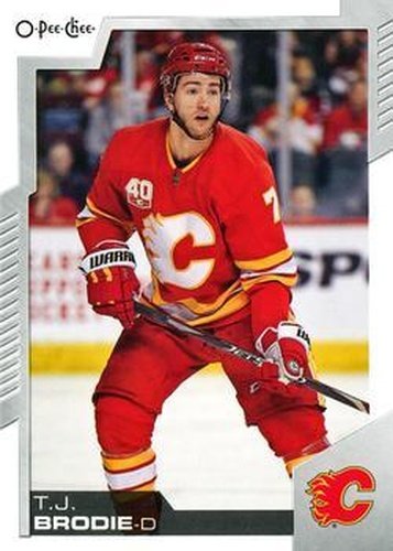 #274 T.J. Brodie - Calgary Flames - 2020-21 O-Pee-Chee Hockey