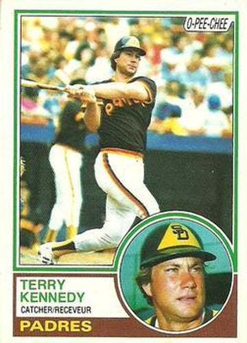 #274 Terry Kennedy - San Diego Padres - 1983 O-Pee-Chee Baseball
