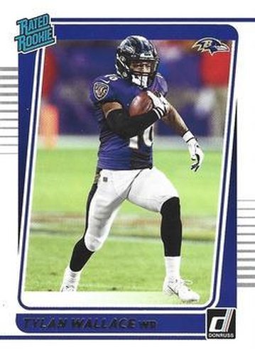 #274 Tylan Wallace - Baltimore Ravens - 2021 Donruss Football