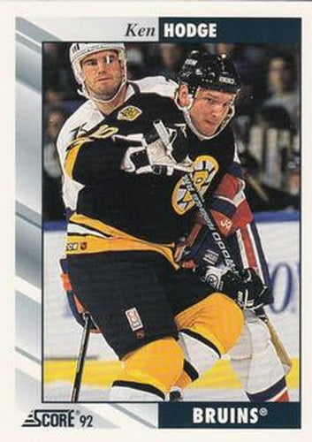 #274 Ken Hodge - Boston Bruins - 1992-93 Score USA Hockey