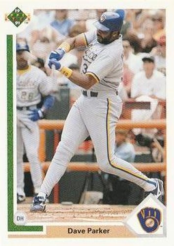 #274 Dave Parker - Milwaukee Brewers - 1991 Upper Deck Baseball