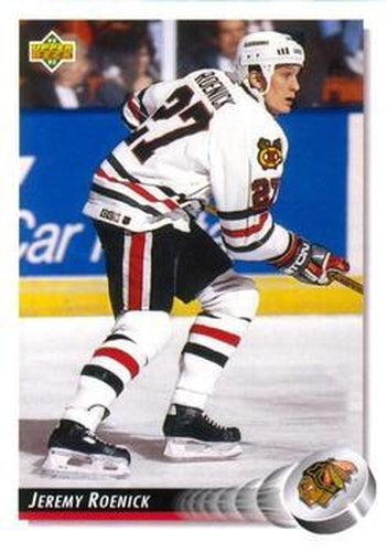 #274 Jeremy Roenick - Chicago Blackhawks - 1992-93 Upper Deck Hockey