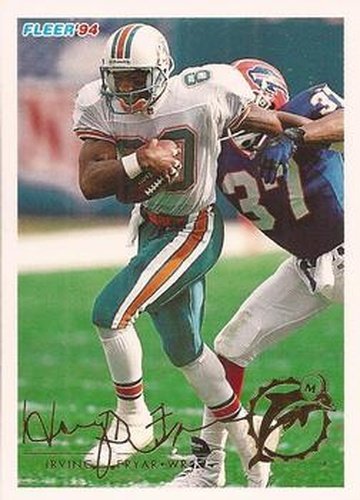 #274 Irving Fryar - Miami Dolphins - 1994 Fleer Football