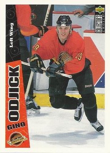 #274 Gino Odjick - Vancouver Canucks - 1996-97 Collector's Choice Hockey