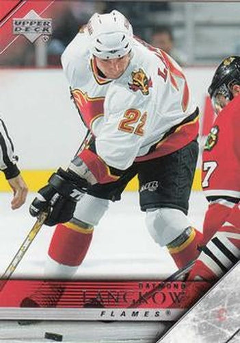 #274 Daymond Langkow - Calgary Flames - 2005-06 Upper Deck Hockey