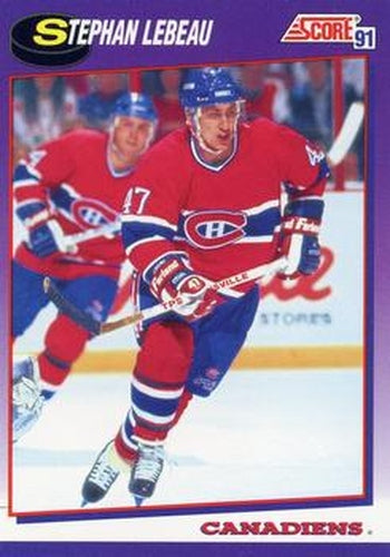 #274 Stephan Lebeau - Montreal Canadiens - 1991-92 Score American Hockey