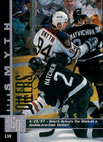 #274 Ryan Smyth - Edmonton Oilers - 1997-98 Upper Deck Hockey
