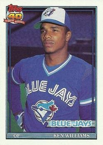 #274 Kenny Williams - Toronto Blue Jays - 1991 Topps Baseball