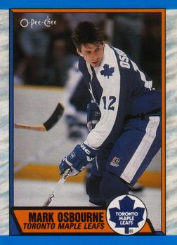 #274 Mark Osborne - Toronto Maple Leafs - 1989-90 O-Pee-Chee Hockey