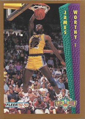 #274 James Worthy - Los Angeles Lakers - 1992-93 Fleer Basketball