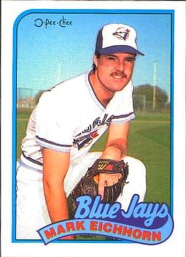 #274 Mark Eichhorn - Toronto Blue Jays - 1989 O-Pee-Chee Baseball
