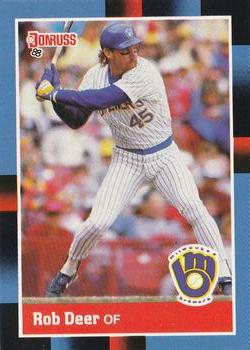 #274 Rob Deer - Milwaukee Brewers - 1988 Donruss Baseball