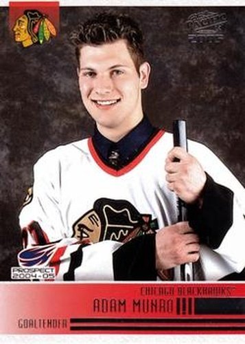 #275 Adam Munro - Chicago Blackhawks - 2004-05 Pacific Hockey