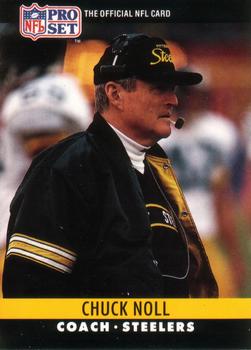 #275 Chuck Noll - Pittsburgh Steelers - 1990 Pro Set Football