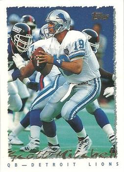 #275 Scott Mitchell - Detroit Lions - 1995 Topps Football