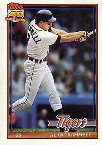 #275 Alan Trammell - Detroit Tigers - 1991 O-Pee-Chee Baseball