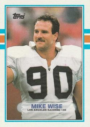 #275 Mike Wise - Los Angeles Raiders - 1989 Topps Football