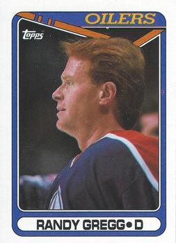 #275 Randy Gregg - Edmonton Oilers - 1990-91 Topps Hockey
