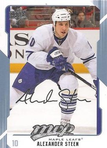 #275 Alexander Steen - Toronto Maple Leafs - 2008-09 Upper Deck MVP Hockey
