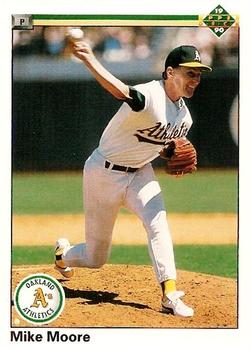 #275 Mike Moore - Oakland Athletics - 1990 Upper Deck Baseball