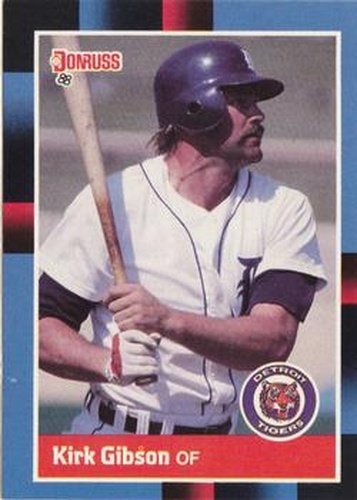 #275 Kirk Gibson - Detroit Tigers - 1988 Donruss Baseball