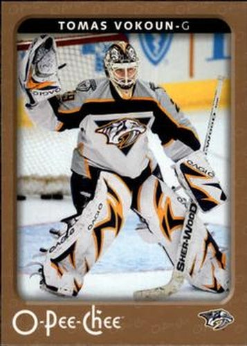 #275 Tomas Vokoun - Nashville Predators - 2006-07 O-Pee-Chee Hockey